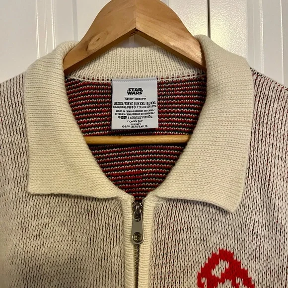 EUC, Disney Parks, Star Wars Holiday Spirit Jersey Cardigan, XXL - Picture 4 of 5
